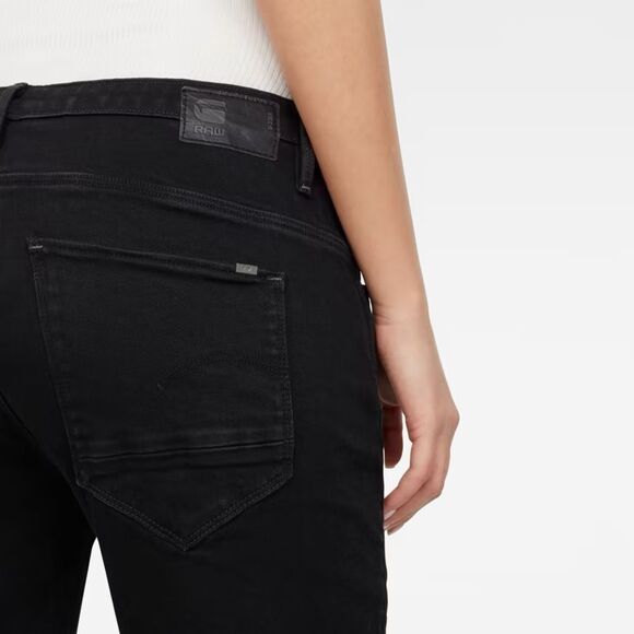 G Star Arc 3D Womens Black Jeans Low Boyfriend Sz 32 W - Picture 3 of 11